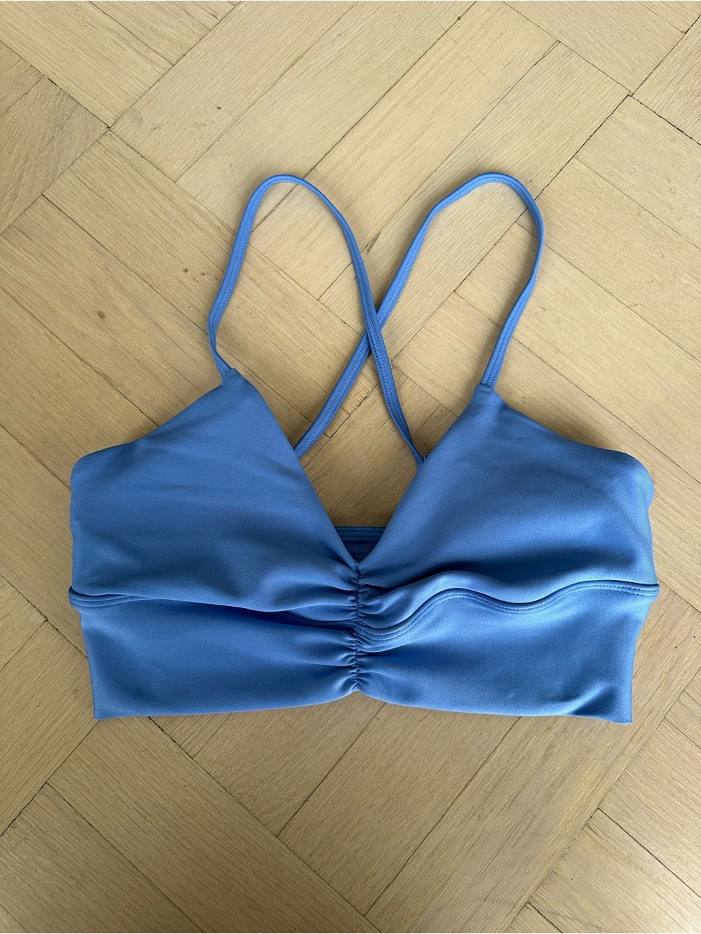 Alo Yoga Airlift Divine Bra Light Blue XS